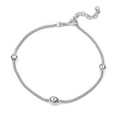 Di Lusso - Armband Grasse - Rhodium plated - Zilver 925 - Dames - 22 cm