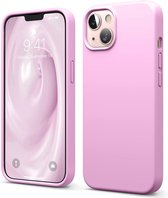 HB Hoesje Geschikt voor Apple iPhone 13 Roze - Siliconen Back Cover