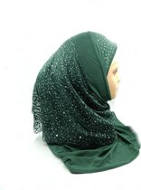 Elegant groene Hoofddoek, mooie hijab