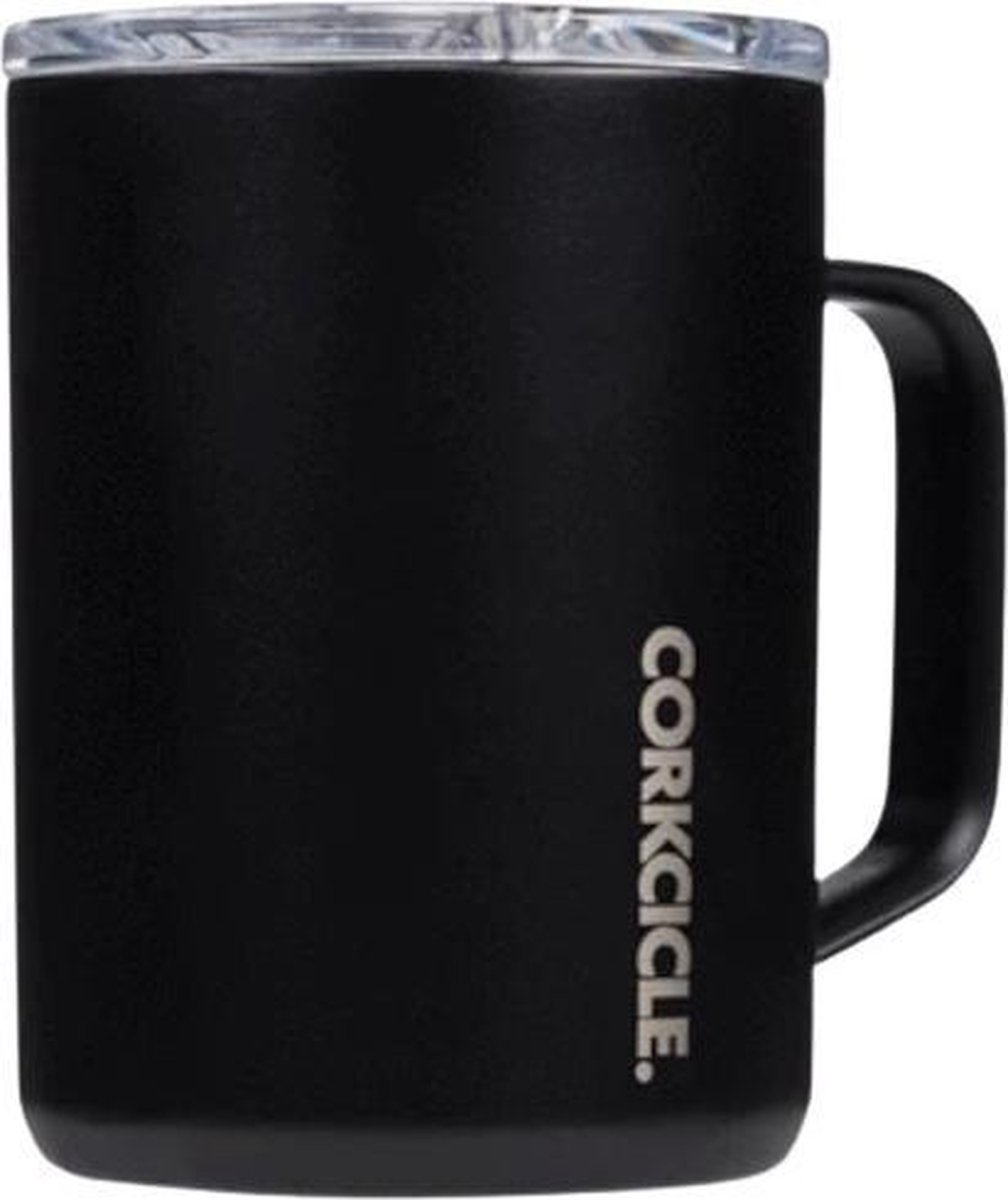 Corkcicle Thermosmok Classic 475 Ml Rvs Matzwart