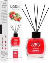LORIS - Parfum - Geurstokjes - Huisgeur - Huisparfum - Strawberry Garden - 120ml
