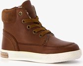 Groot gevoerde leren jongens veterboots - Bruin - Maat 30