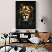 Poster Lioness - Papier - 70x100 cm - Meerdere Afmetingen & Prijzen | Wanddecoratie - Interieur - Art - Wonen - Schilderij - Kunst