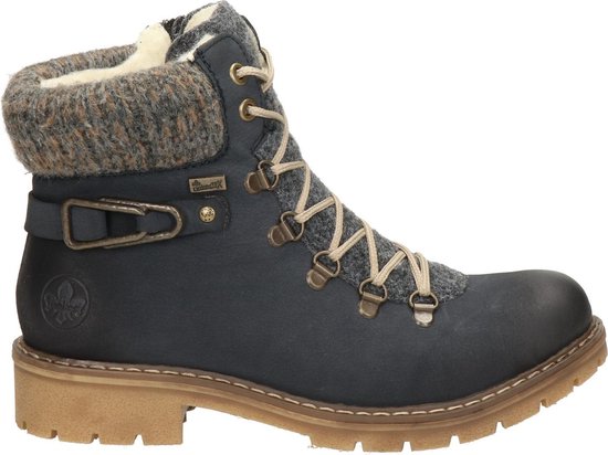 Rieker Dames Laarzen - Blauw - Maat 38 | bol.com