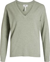 Object Collectors Item OBJTHESS L/S V-NECK KNIT PULLOVER NOOS Dames Trui - Maat XS