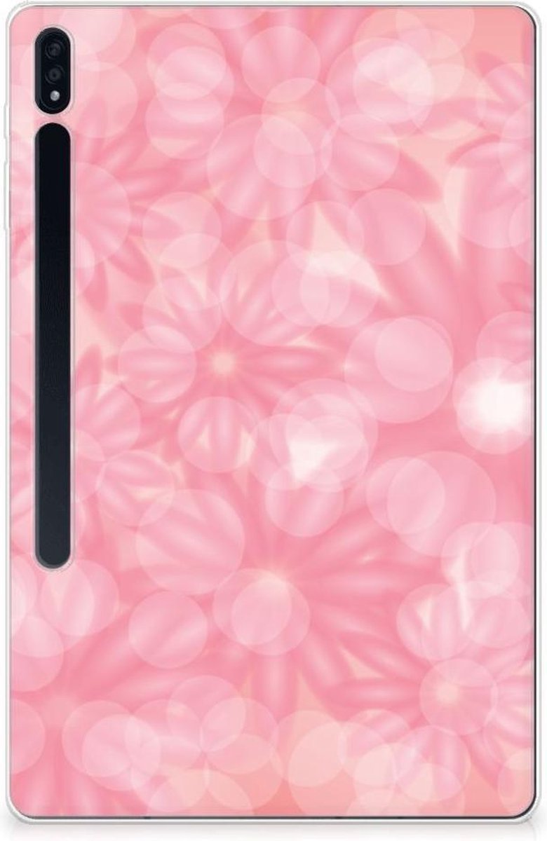 Samsung Galaxy Tab S7 Plus | S8 Plus Siliconen Hoesje Spring Flowers