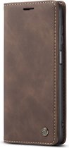 Bruine bookcase voor Samsung A32 5G - koffie - Caseme