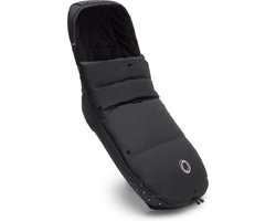 Bugaboo Winter Performance Voetenzak, Must-Have Kinderwagen Accessoire Met Kap, Schoenenschild en Tweeweg Rits in Midnight Black