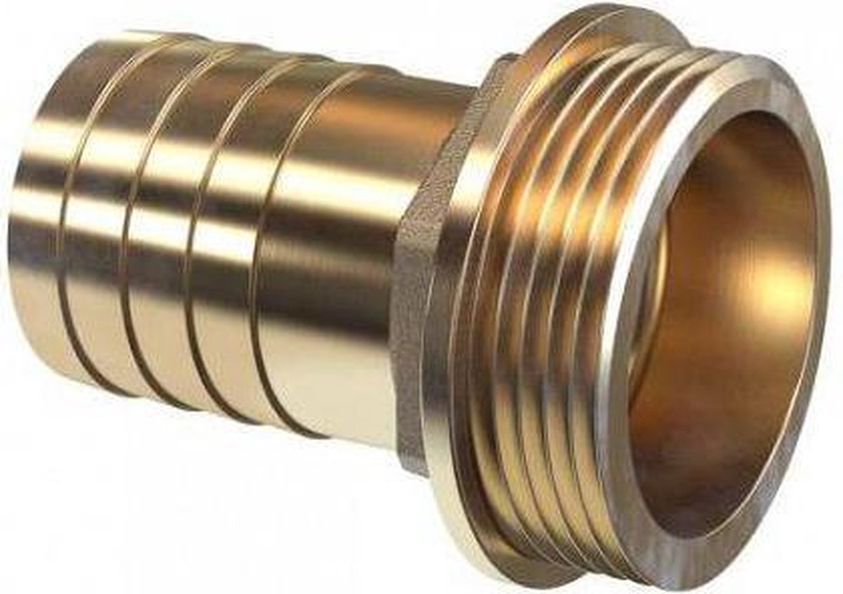 Messing slangtule, buitendraad-2½” x 63 mm