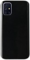 ADEL Siliconen Back Cover Softcase Hoesje Geschikt voor Samsung Galaxy M31s - Doorzichtig Transparant