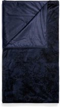 ESSENZA Aurelie Plaid Nachtblauw - 135x170 cm