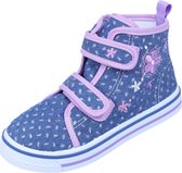 Marineblauwe en paarse hoge sneakers met klittenband 26 EU