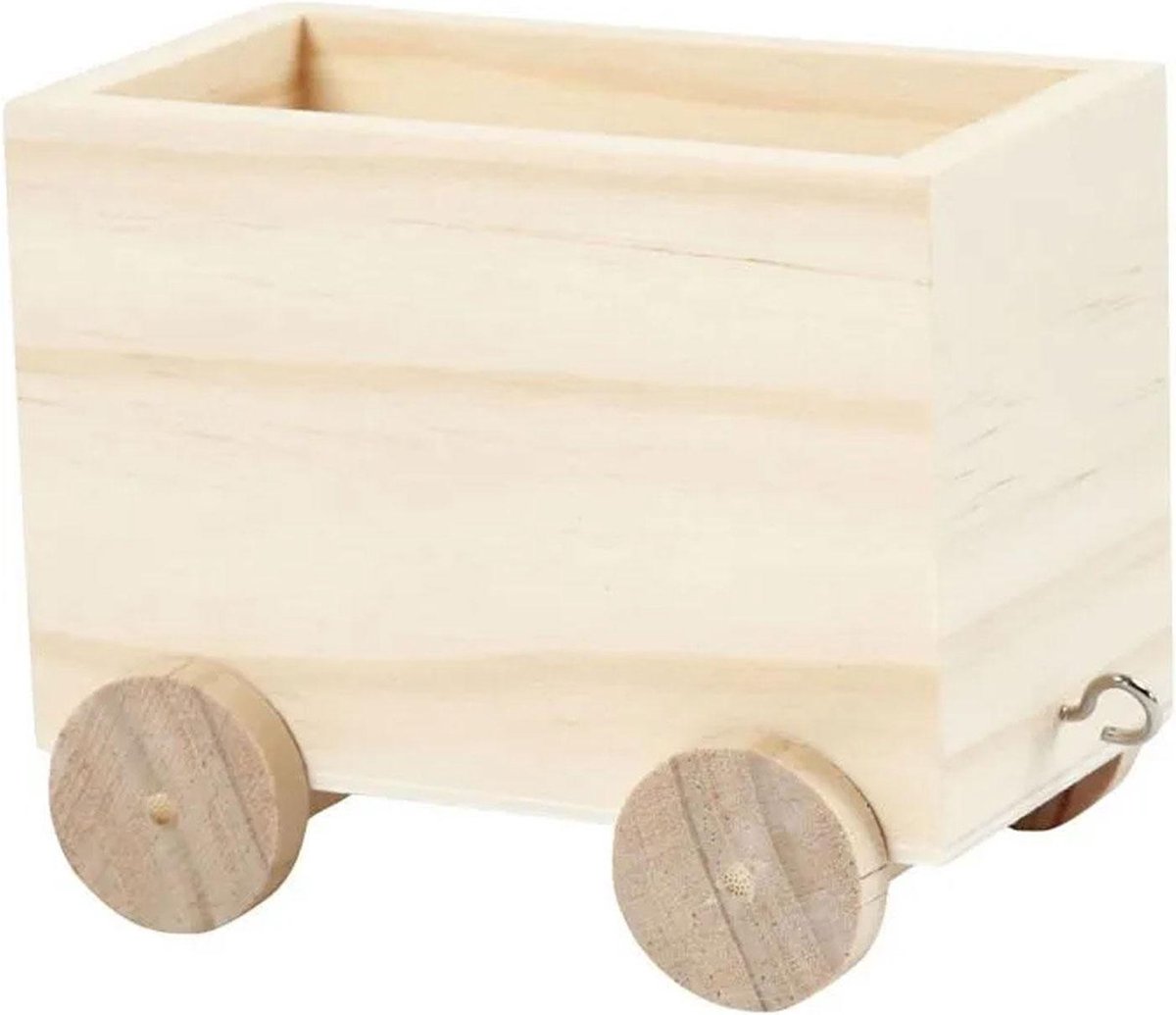 houten treinwagon Merk: Creativ Company