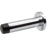 Deurstopper chroom - 70mm - Wandbevestiging