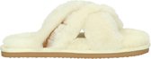 Super Cracks Home Dames Sloffen - Off White - Maat 39