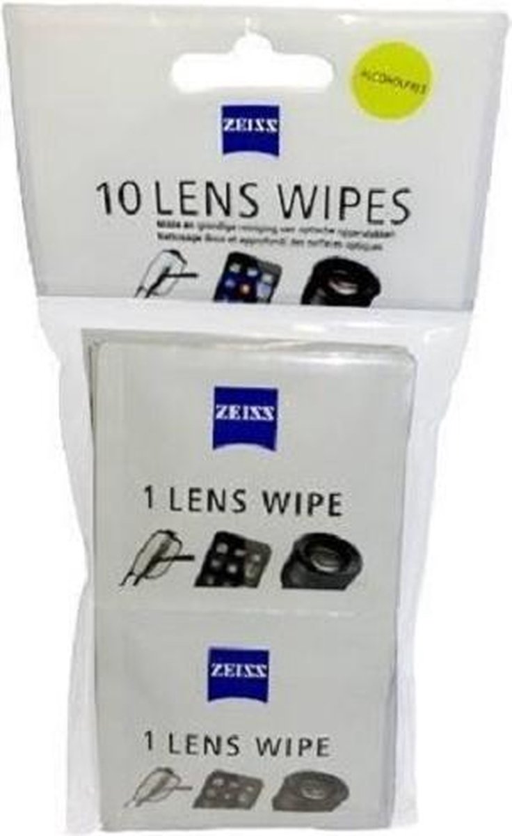 Zeiss Brillen Lens Wipes Reinigingsdoekjes 10 stuks
