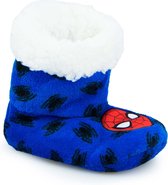 Spider-man Hoge Pantoffel Slofjes - Blauw - Maat 27/28