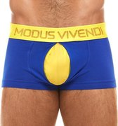 Modus Vivendi - Secret Pleat Boxer Blauw - Maat S - Heren Boxer - Mannen Ondergoed