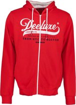DEELUXE Sweatshirt met rits en capuchon BOSTON Red