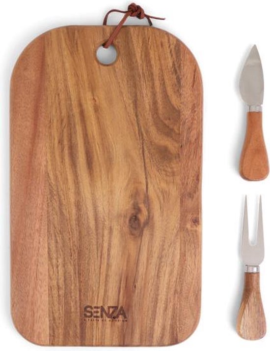 Senza Kaasplankje - Accessoire  Hout - serveerplank - kaasplank -mangohout