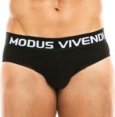 Modus Vivendi - Classic Brief Zwart - Maat S - Heren Slip - Mannen Ondergoed