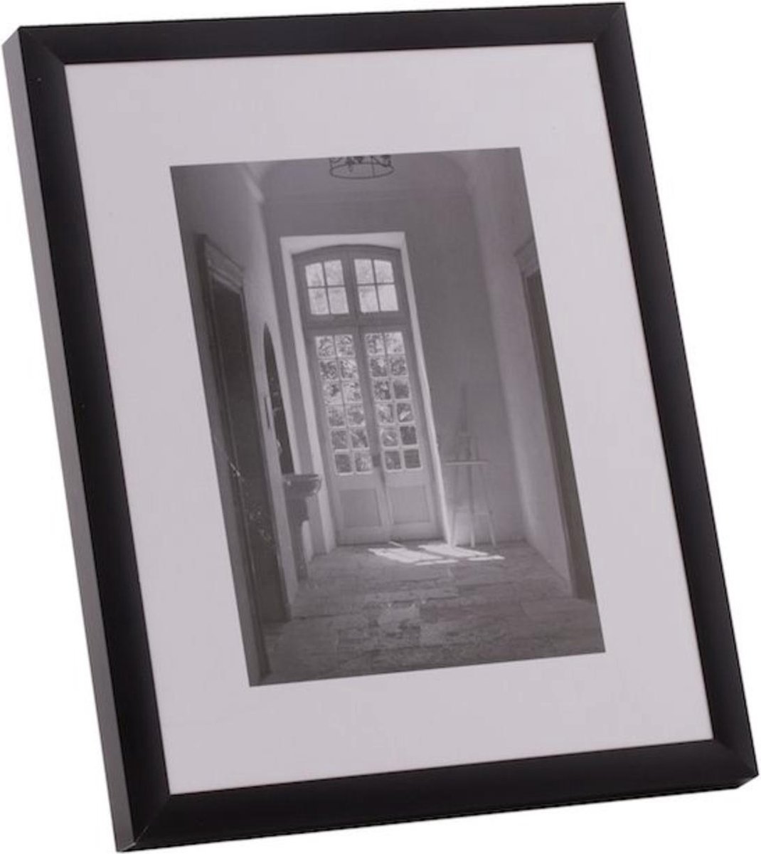 Fotolijst met passe partout 30x40cm zwart