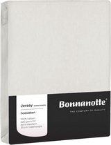Bonnanotte Hoeslaken Jersey Dubbel Stretch Offwhite 120x200 t/m 140x220