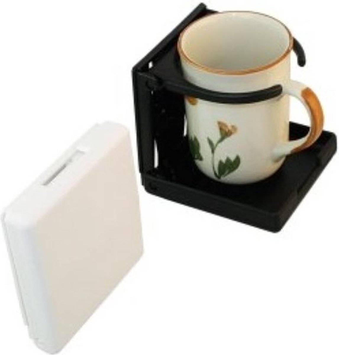 Bekerhouder inklapbaar wit 10x10 cm