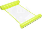 Power Escorts - Opblaasbare Hangmat - Water Pret - Lime Green - 128x80cm + Opblaasbare Bekerhouder