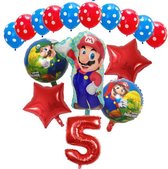 Super Mario - ballon set - thema - ballonnen - 5 jaar