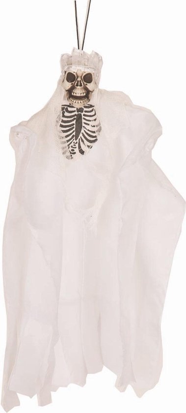 mouw salaris Ijsbeer Halloween - Horror decoratie hangend skelet bruid 30 cm - Halloween thema  versiering... | bol.com