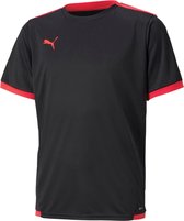 Puma Sportshirt - Maat 164  - Unisex - Zwart - Rood