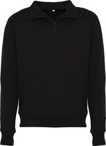REWAGE Sweater Halve Rits - Zwart - M