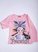 Elsa Meisjestop met lange mouwen Roze 7-8 jaar