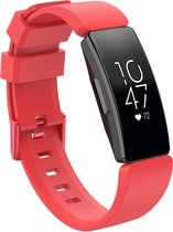 Bandje geschikt voor Fitbit Inspire HR - Maat L - Bandje - Horlogebandje - Siliconen - Oranje