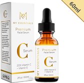Premium Vitamin C Serum  | 60 ML | 20% C serum | Met Vitamine E | Gezichtsserum Vrouwen | Vitamine C serum Gezicht | Vit c serum | Anti Rimpel | Tegen Pigmentvlekken |