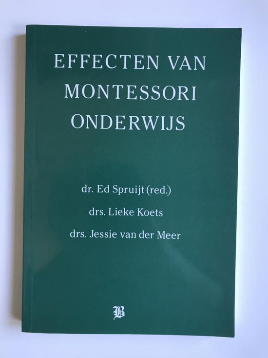 Effecten van montessori-onderwys - cover