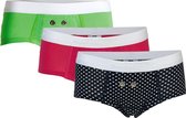 Urifoon plaswekkerbroekje meisjes – zindelijkheidstraining – plaswekker ondergoed (set van 3) Groen/Roze/Hartjes maat 104