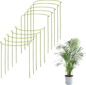 Plantensteun - Plantenstandaard - Plantenstok - Halfrond - 25x40 cm - Groen - 10 Stuks