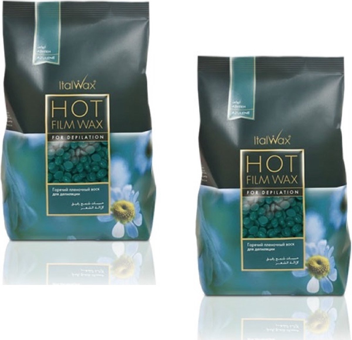 Goedkoopste ItalWax Film Wax Azulene 2kg Combideal - Ideaal voor Pijnloze Harsen & Haarverwijdering