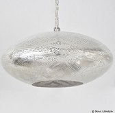 Nour Lifestyle Kamanga L - Hanglamp - Zilverkleurig