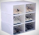 A&K Premium Transparante Schoenen Organizer - 10 Stuks - Schoenen Opbergsysteem - Opbergbox - Schoenenbox Opberger - Schoenendozen Met Deksel