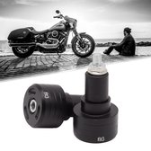Motor24™ Poids de guidon de moto noir - Empêche les vibrations - Embout de guidon - Embout de guidon Scooter