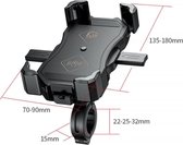 C4G - Telefoon Houder Voor Fiets en Motor - Universeel - Draaibaar - Waterdicht - Anti Shock & Vibratie