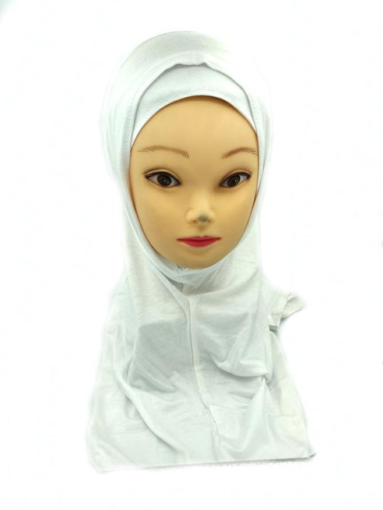 Foulard Witte doux, Beau hijab 2 pièces (sous capuche hijab) | bol.com
