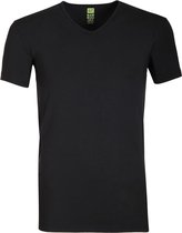 Alan Red Bamboo T-shirt Zwart - maat M