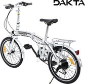 Dakta® Vouwfiets | Fiets | 7 versnellingen | Opvouwbare fiets| Fiets accessoires