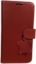 iNcentive Premium Leather Wallet Case Galaxy S7 edge red