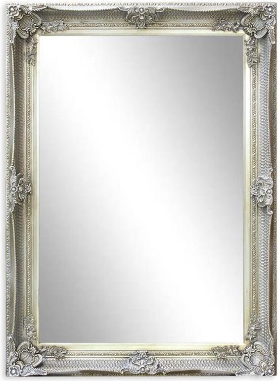 Spiegel - Klassiek zilver - Polyresin - 109 cm hoog