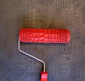 Decoratieve Verf Roller 3D - Krokodil/Baksteen Patroon Schilderen - Roller Muur Decoratie – krok roller - Embossing - Decoratieve Art